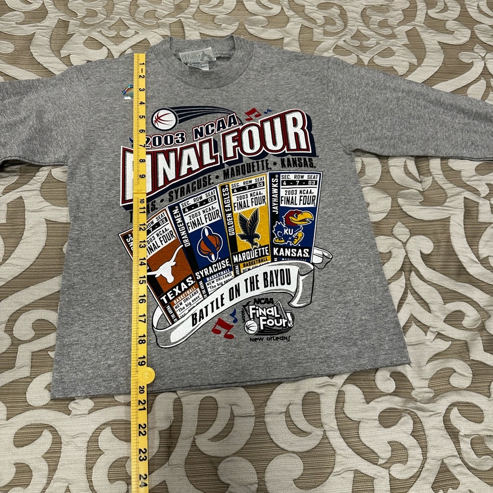 2003 NCAA Final Four Kids Long Sleeve Tee - Picture 7 of 8